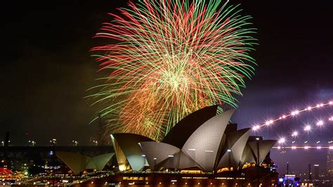 Jahreswechsel Silvesterfeierlichkeiten In Der Ganzen Welt Von