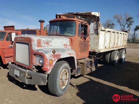 1976 Mack R685 Dump Truck Video Added Adam Marshall Land Auction LLC