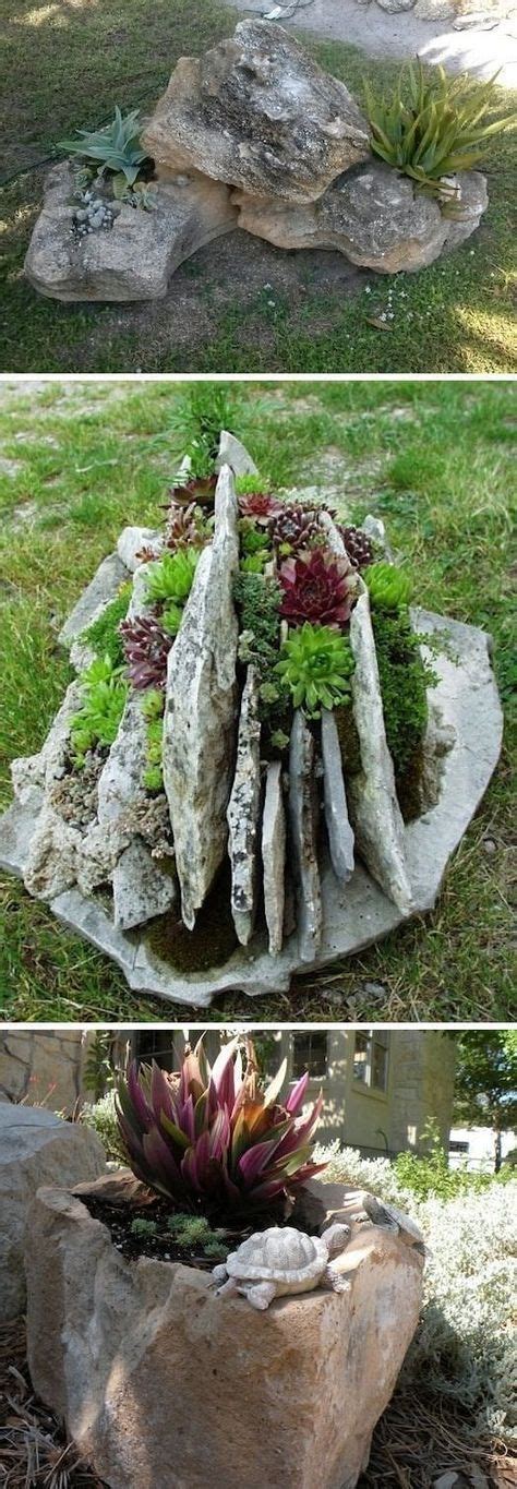 47 Simple Rock Garden Decor Ideas For Front And Back Yard Jardines