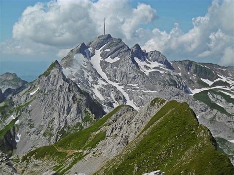 Säntis wohin der Blick zuerst geht ist klar Fotos hikr org