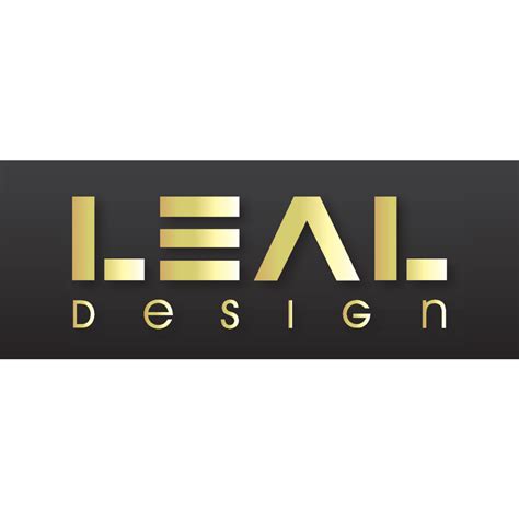 leal design logo vector logo  leal design brand   eps