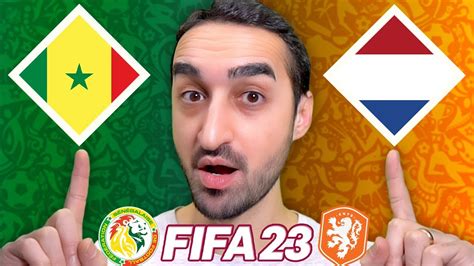 Fifa 23e Göre Senegal Vs Hollanda Maçı 364 Youtube