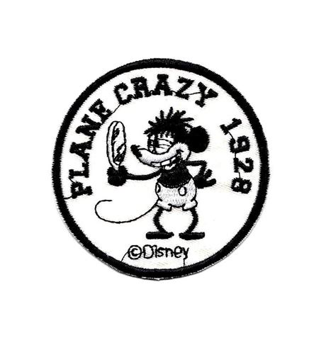 2.75 Mickey Mouse Plane Crazy Embroidered IRON ON PATCH - Etsy