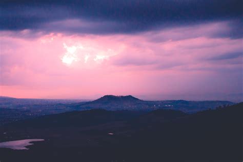 Pink Mountains 4k Wallpapers Top Free Pink Mountains 4k Backgrounds