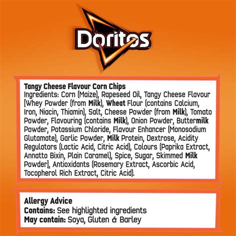 Doritos Tangy Cheese Multipack | Ocado