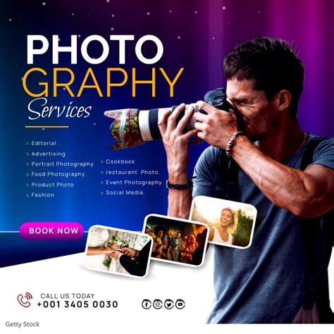 Copy Of Photography Services Instagram Post Flyer Postermywall