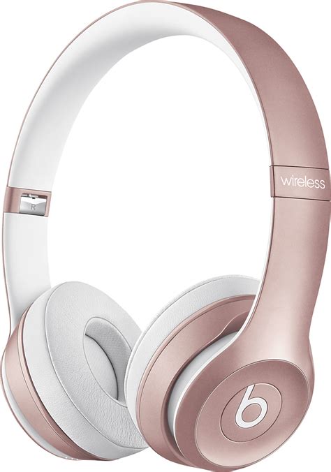 Best Buy Beats By Dr Dre Solo On Ear Wireless Headphones Rose Gold