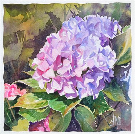 Lhortensia Joël Simon Hydrangea Wall Art Hydrangeas Art Hydrangea