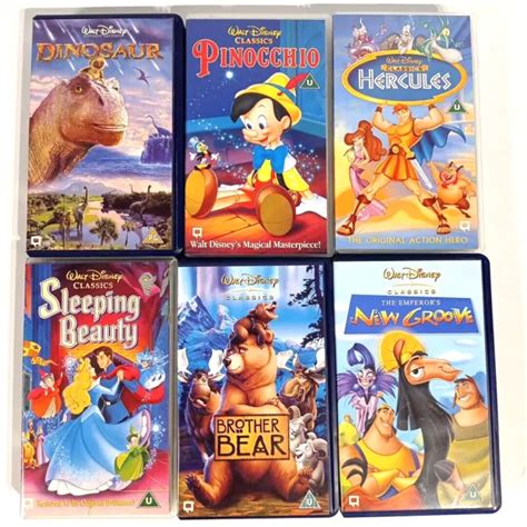 Disney Vhs Tape Bundle X6 Walt Disney Classics Excellent Condition Pal £14 99 Picclick Uk