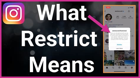 What Does Restrict Mean On Instagram Youtube