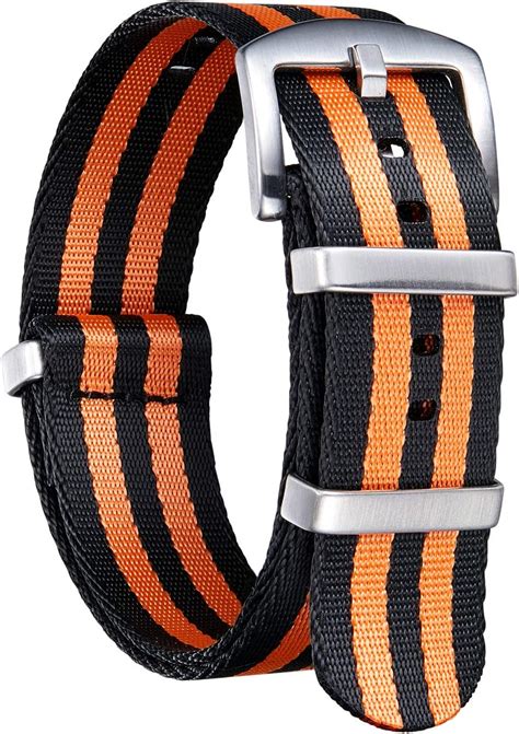 Amazon BINLUN Nylon Watch Band Thick G10 Premium Ballistic Nylon