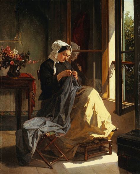 아미타불 on Twitter RT wIGFEh6ZVA100Sq Jules Trayer A Woman Sewing