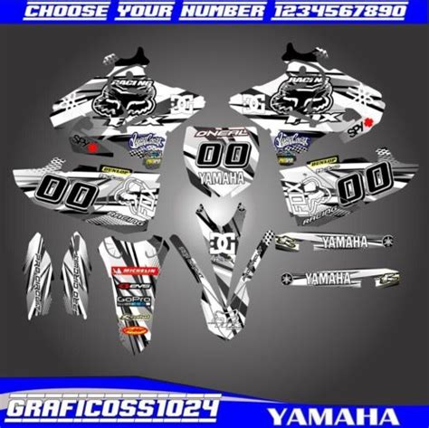 2015 2020 Yamaha Yz 125 250 Graphics Kit Decals Deco Yz125 Yz250 2019 2018 2017 Ebay