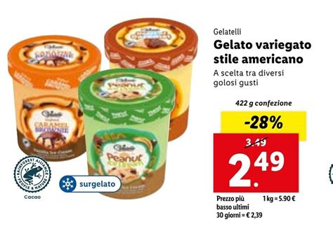 Gelatelli Gelato Varie 422 G Confezione Offerta Di Lidl