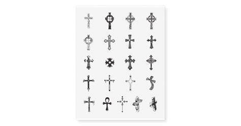 Cross Temporary Tattoo Body Art Zazzle