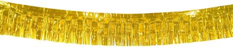 Amazon Blukey 10 Feet Long Roll Gold Foil Fringe Garland Pack Of