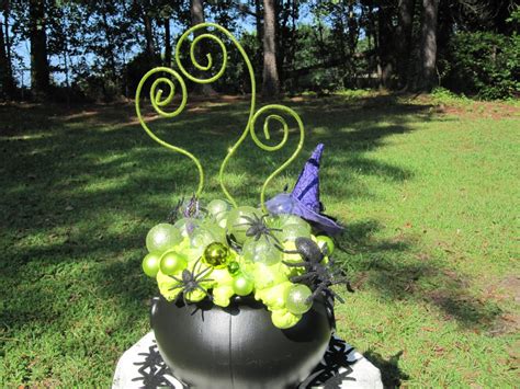 Halloween Centerpiece Witchs Cauldron Centerpiece Etsy