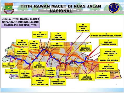 23 Titik Kemacetan di Kabupaten Tangerang Berada di Ruas Jalan Nasional ...