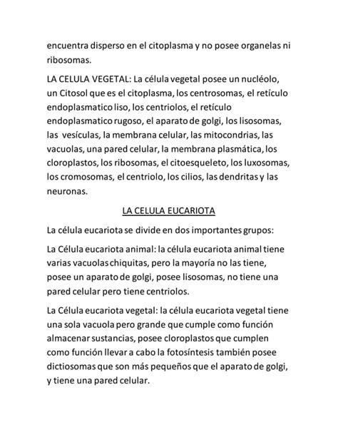 Resumen De Ciencias Naturales Unidad 2 PDF