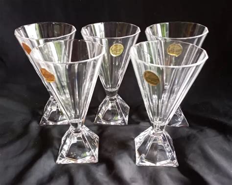 Lot De Verres Vin Rouge Cristal D Arques Pyramide Jacques Durand