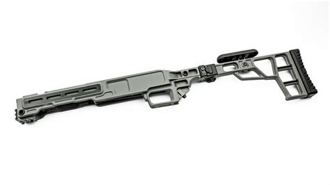 Maple Leaf Mlc S Rifle Stock For Marui Vsr Mlc Grey