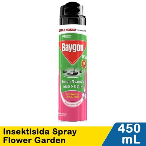 Jual Baygon Insektisida Spray Flower Garden Ml Shopee Indonesia