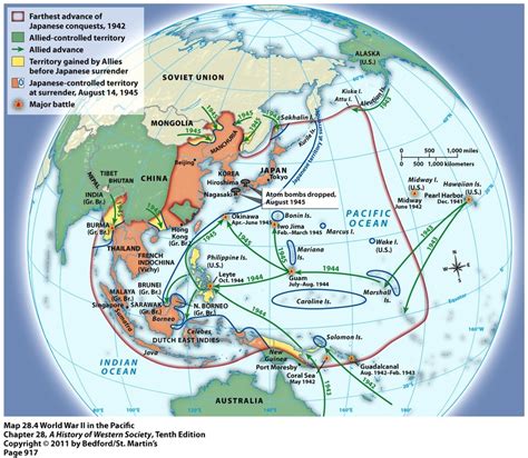 Pacific Theater Maps - WWII: American Vs. Japanese Fighter Planes