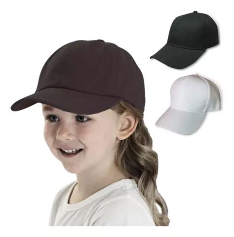 2 Gorras Infantiles Beisbol Lisas Económicas Para Bordar Meses sin