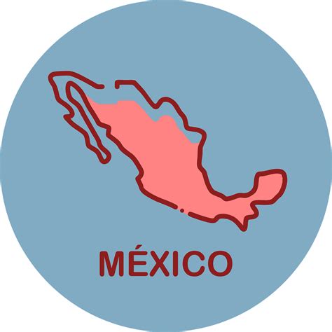 M Xico Mapa De Mexico Icono Imagen Gratis En Pixabay