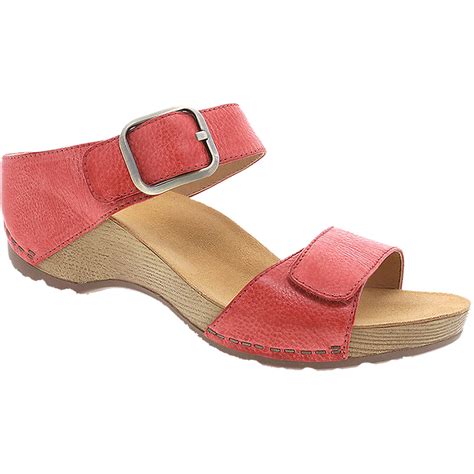 Dansko Tanya Coral Womens Wedge Heel Slide Sandals Footwear Etc