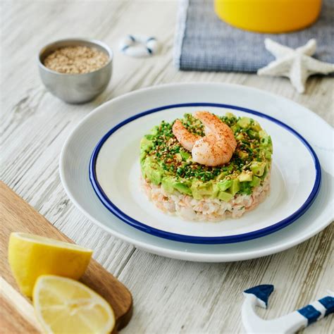 Tartar De Langostinos Y Aguacate Marisco Recetas