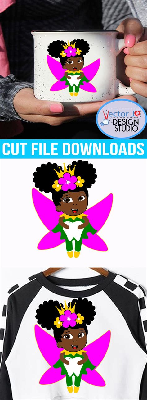 Afro Puff Svg Fairy Svg Puffs Svg Tooth Fairy African Etsy Portugal