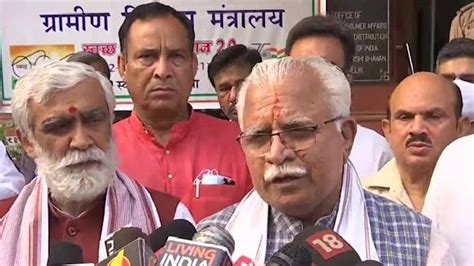 Thrash Him Throw Him Out Haryana Cm Khattar Asks His Security To