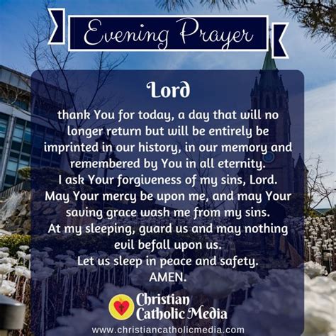 Evening Prayer Catholic Tuesday 10-8-2019 – Christian Catholic Media