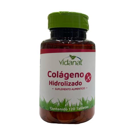 Colágeno Hidrolizado 120 Tabletas Vidanat Natuzem