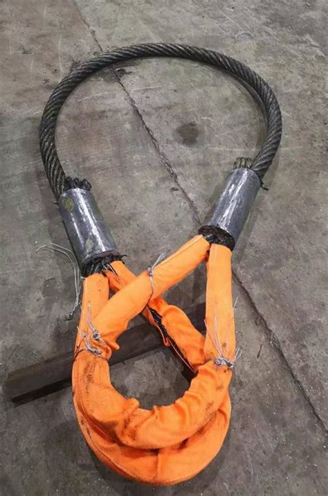 Basic Material Handling Tool Wire Rope Lifting Slings Soft Eye And Soft Eye