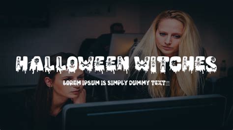 Halloween Witches Font Family : Download Free for Desktop & Webfont