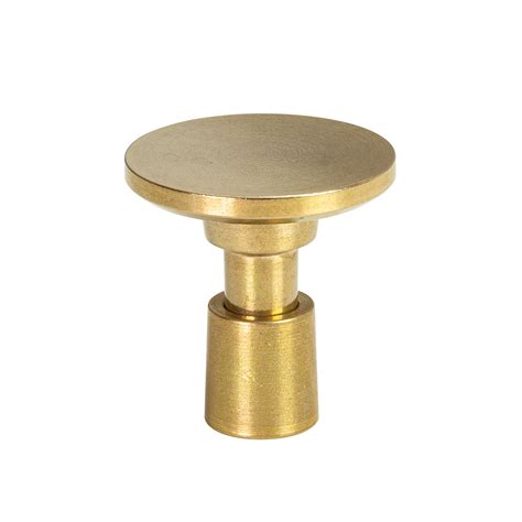 Cabinet Knob Jubilee 28mm Untreated Brass Pullsonline