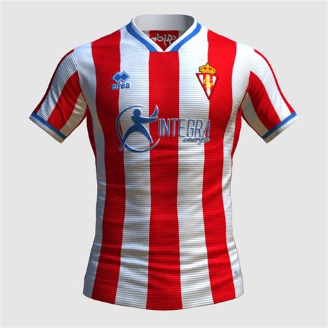 Erreà x Sporting Gijón concept home kit FIFA Kit Creator Showcase