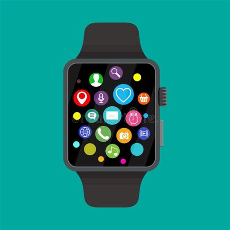 Smartwatch Band Icon Stock Illustrations 1362 Smartwatch Band Icon