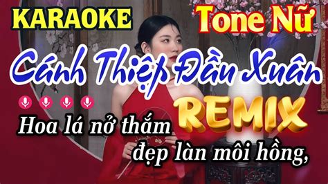 Karaoke C Nh Thi P U Xu N Vinahouse Remix Tone N Nh C Xu N