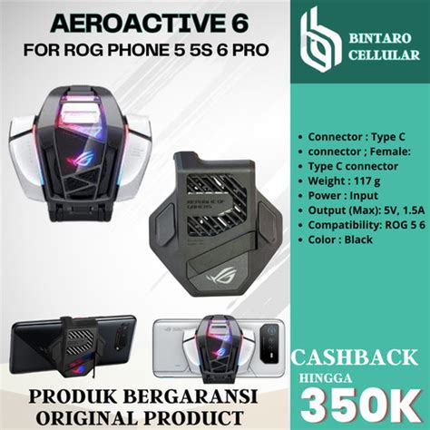 Jual Rog Aeroactive Cooler For Asus Rog Phone Cooling Aero Active V