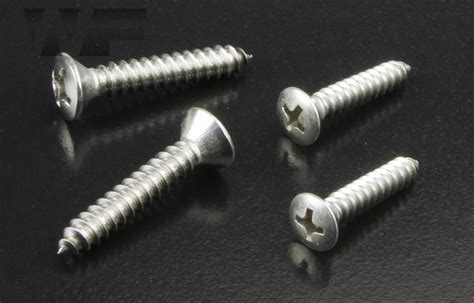 No 8 X 32mm Phillips Raised Csk Tapping Screw AB In A2 Stainless