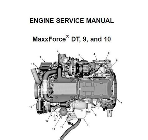 navistar maxxforce dt    engine service manual