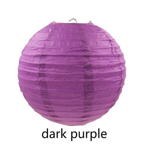 Lanterne De Papier Dark Purple Cm Inch Lanternes Chinoises Ou