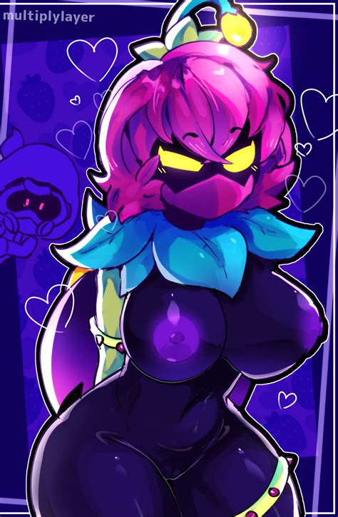 Rule 34 Big Breasts Brawl Stars Cordelius Brawl Stars Glowing Eyes Hearts Around Head Lily