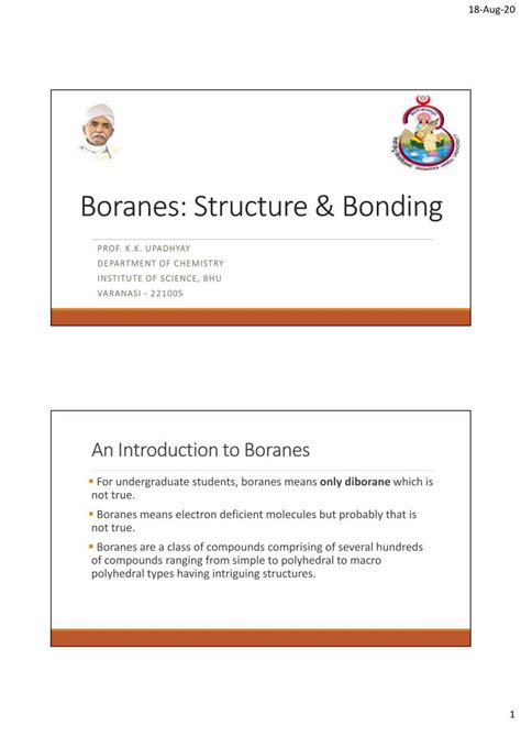 Pdf Boranes Structure And Bonding Dokumentips