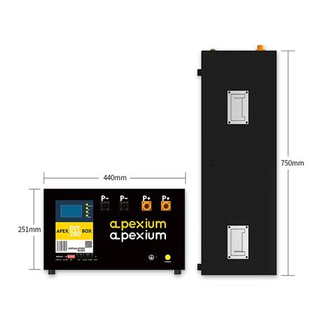 Europe Apexium Customized 24v 48v 280ah Lifepo4 Battery Box 15kwh Apex