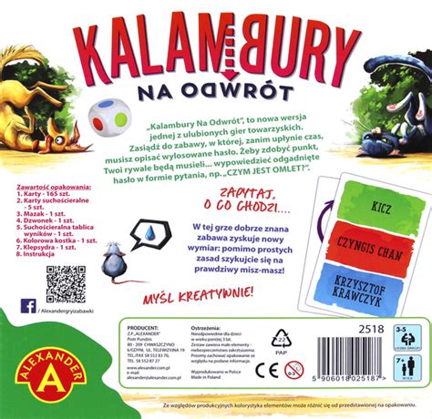 Kalambury na odwrót wersja Familijna sklep GryPlanszowe pl gry