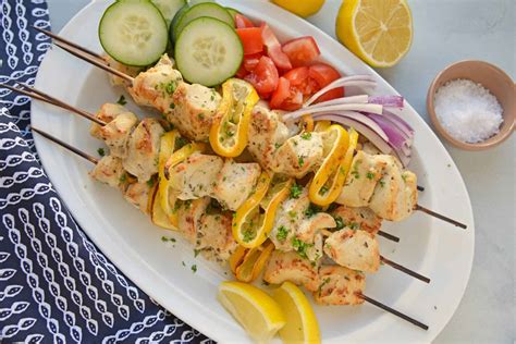 Greek Chicken Kabobs Greek Yogurt Chicken Recipe